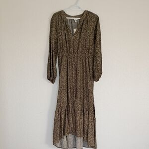 a new day Brown High Low Dress